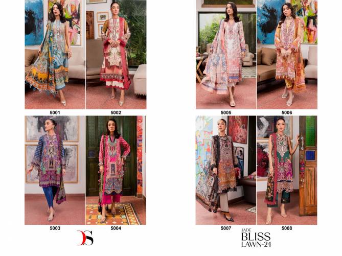 Jade Bliss Lawn 24 By Deepsy Suits Pure Cotton Pakistani Suits Wholesale Shop In Surat
